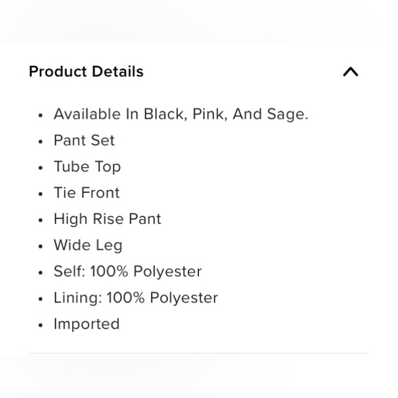 Sold❌Kynlee pants set fashion nova no offers price is firm No Offers - Picture 7 of 8